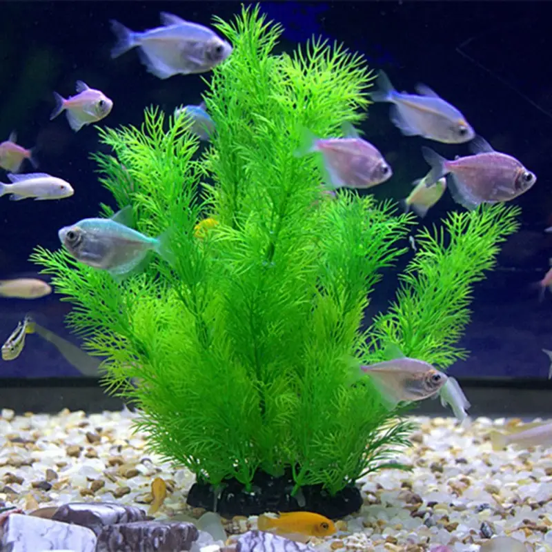 Aquarium Plant Display - Artificial Aquarium Decor Plants Underwater Water