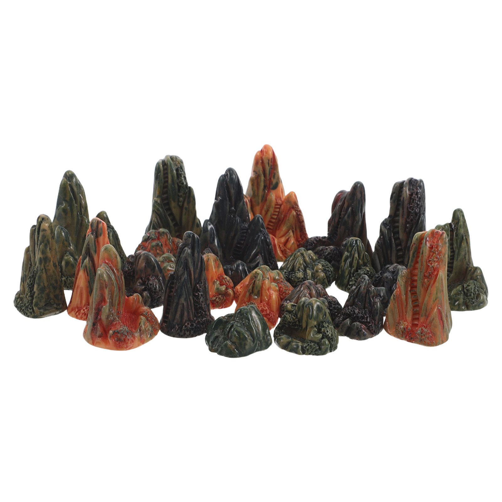 Planted Aquarium Mini - 24Pcs Natural Aesthetic Fake Rockery Simulation