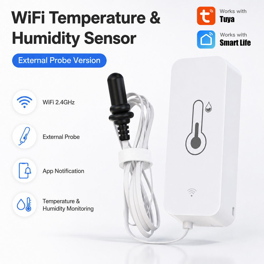 Aquarium Plant - Tuya WiFi Temperature Humidity Sensor With