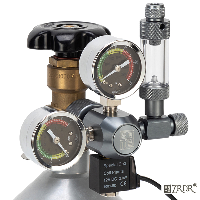 Planted Aquarium Accessories - ZRDR Aquarium CO2 Regulator Electromagnetic Valve