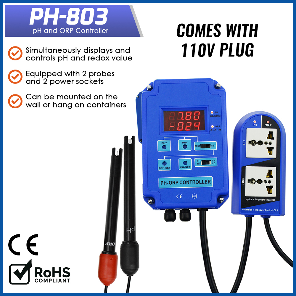 Digital pH ORP Redox 2 in 1 Co - đánh giá và giá Planted Aquarium Ph