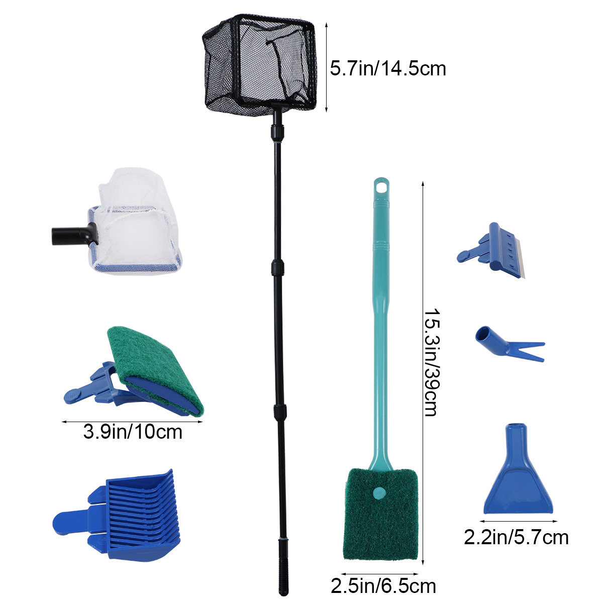 6 in Fish Tank Cleaning Kit Aq - đánh giá và giá Planted Aquarium Cleaning Kit