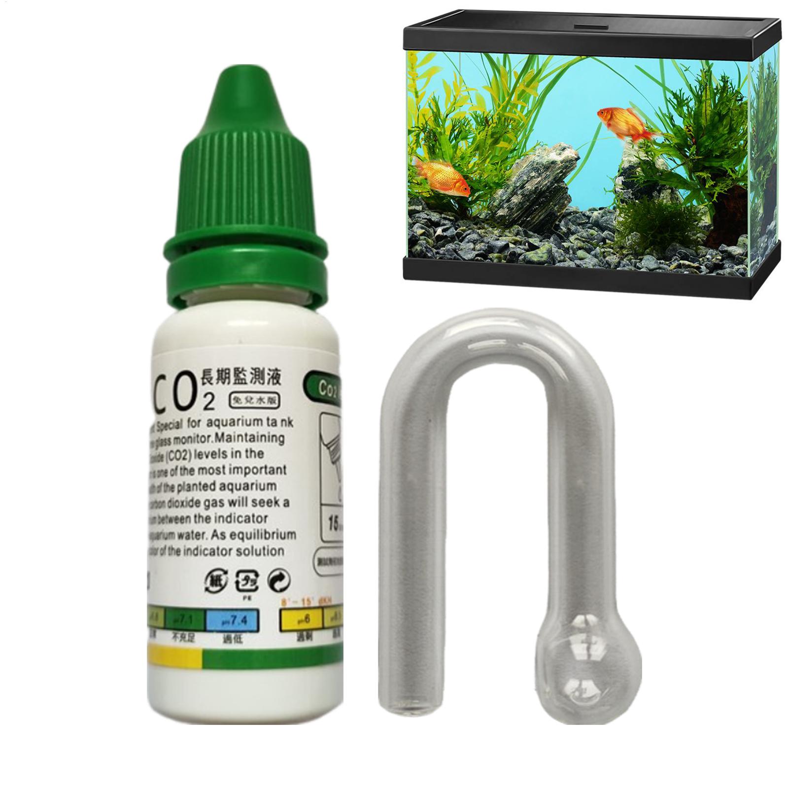 Aquarium CO2 Indicator Solutio - đánh giá và giá Planted Aquarium Ph