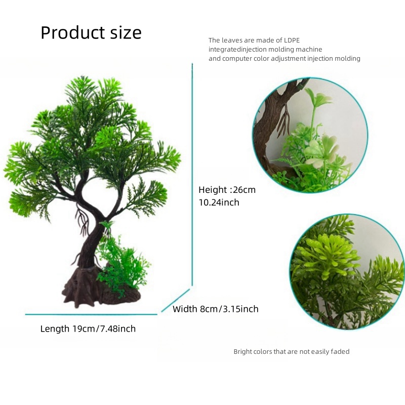 Fish Tank DIY  Artificial Aqua - đánh giá và giá Aquarium Plant Display