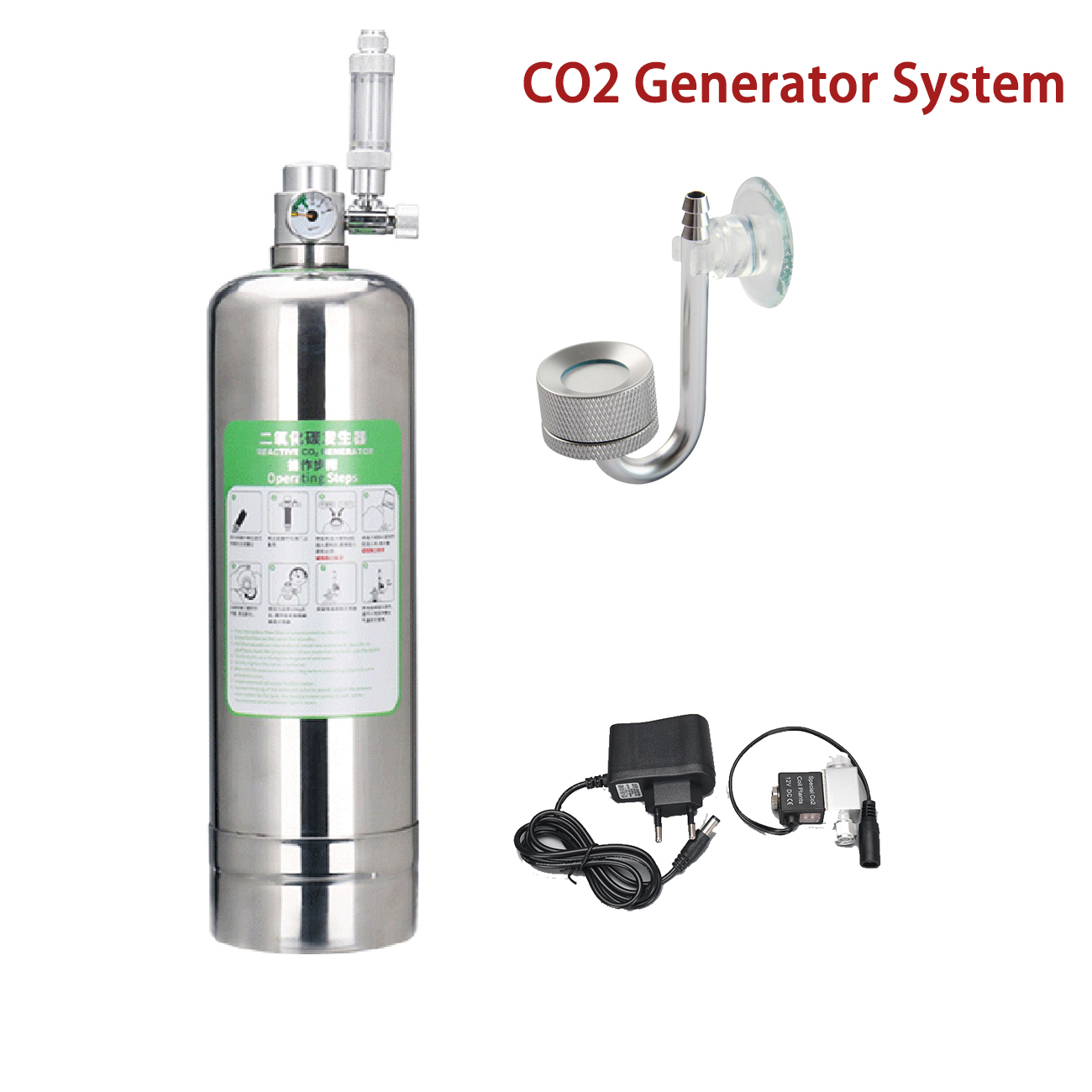 Aquarium CO2 Generator system  - đánh giá và giá Planted Aquarium Co2 Kit