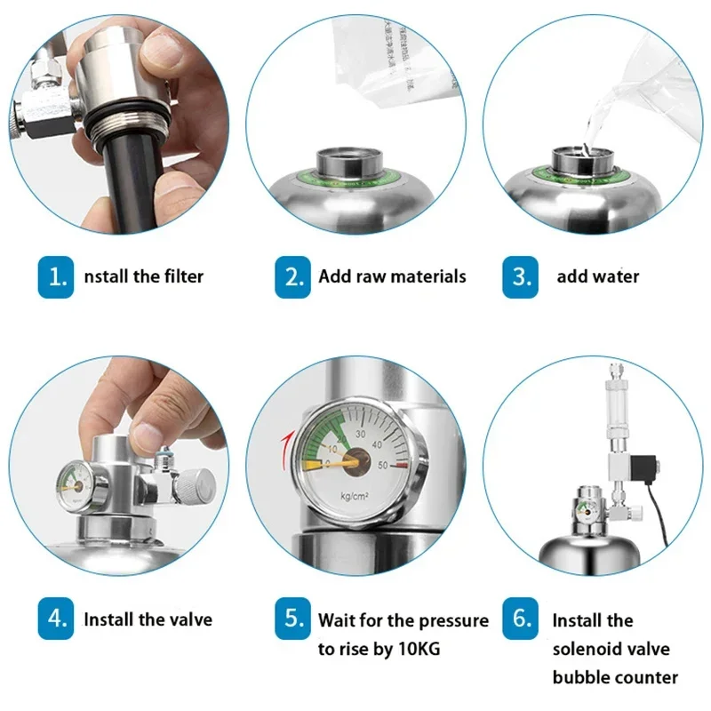 Aquarium CO2 Generator system  - đánh giá và giá Planted Aquarium Co2 Kit