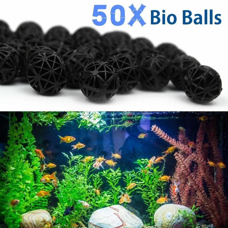 50Pcs 16mm Aquarium Bio Filter - đánh giá và giá Planted Aquarium Accessories