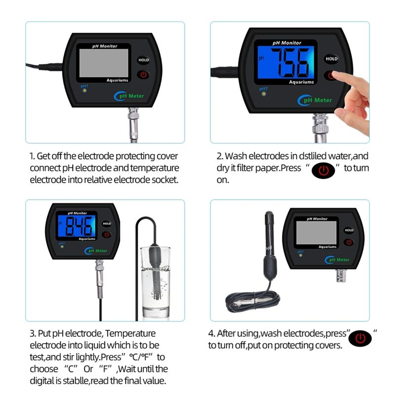 M12K-PH Meter Online PH Monito - đánh giá và giá Planted Aquarium Ph
