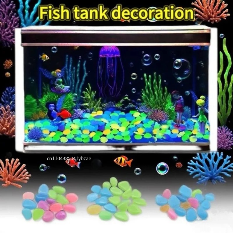 100-800pcs Glow in The Dark Pe - đánh giá và giá Aquarium Plant