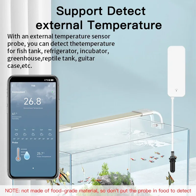 Tuya WiFi Temperature Humidity - đánh giá và giá Aquarium Plant
