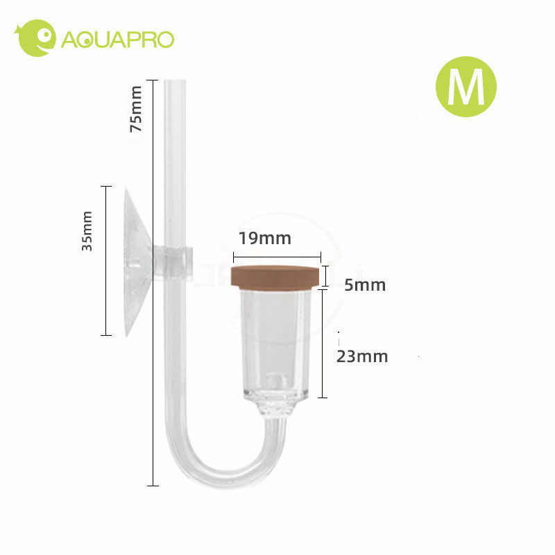 MINI CO2 Diffuser With Bubble  - đánh giá và giá Planted Aquarium Mini