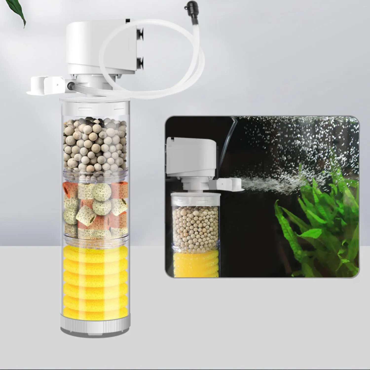 220V 5 Trong 1 Im Lặng Lọc Cho - đánh giá và giá Planted Aquarium Accessories