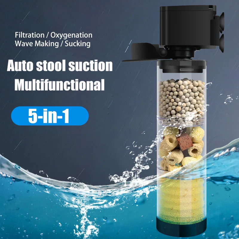 220V 5 Trong 1 Im Lặng Lọc Cho - đánh giá và giá Planted Aquarium Accessories