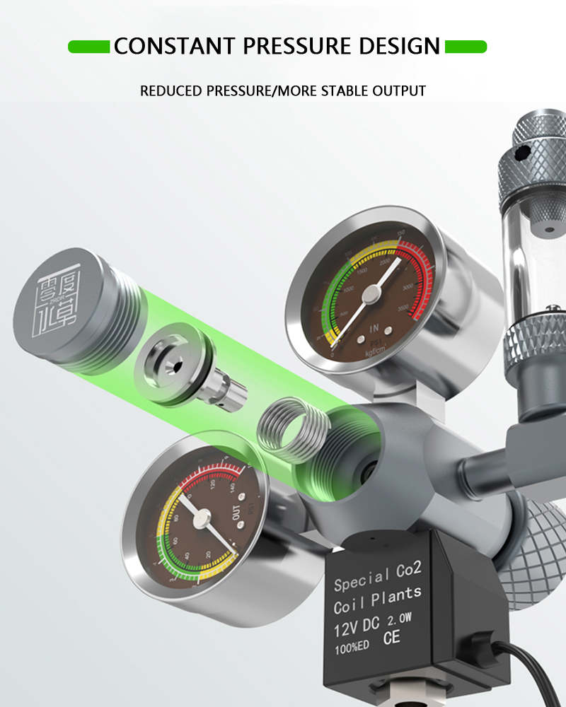 ZRDR Aquarium CO2 Regulator El - đánh giá và giá Planted Aquarium Accessories