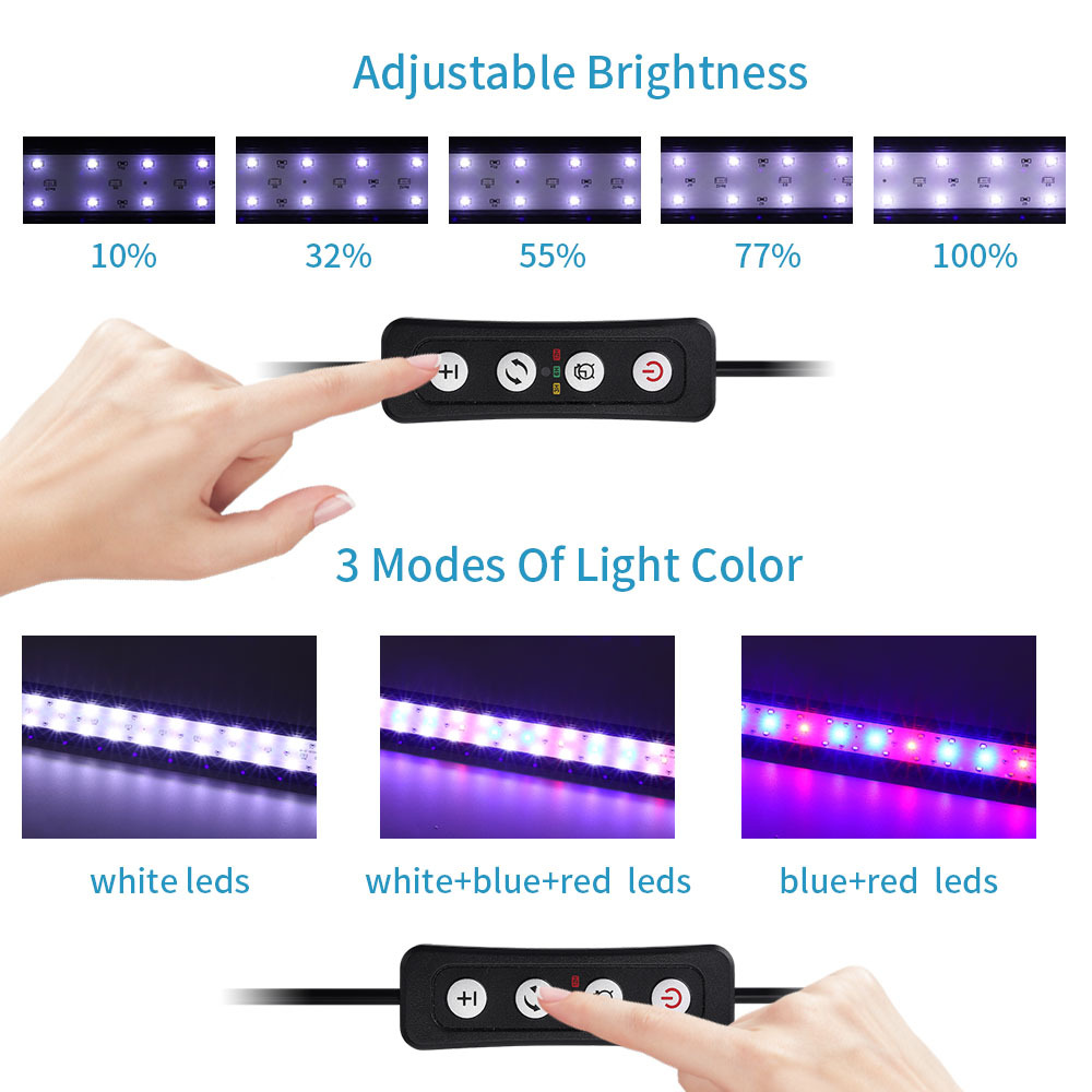 Adjustable Brightness of Fish  - đánh giá và giá Aquarium Plant Grow Light
