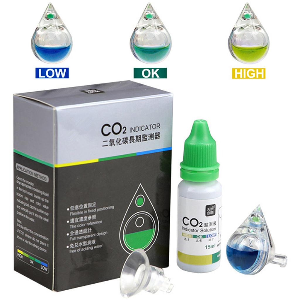Aquarium CO2 Indicator Solutio - đánh giá và giá Planted Aquarium Ph