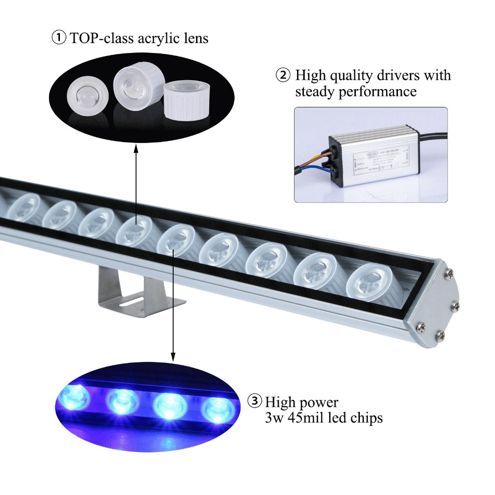 54W 81W 108W Đèn LED Thanh IP6 - đánh giá và giá Aquarium Plant Grow Light