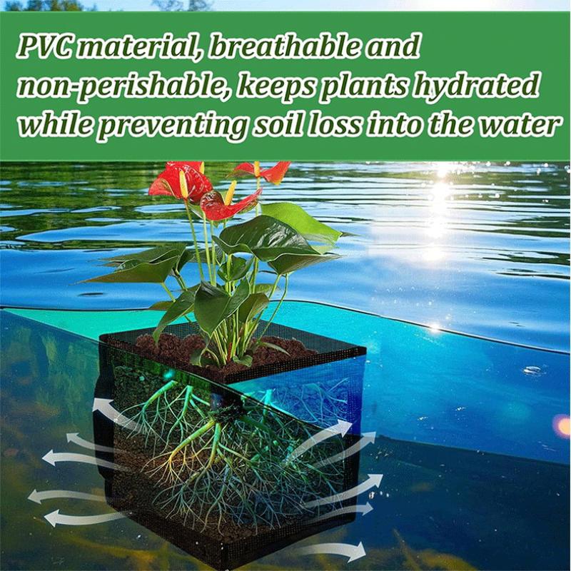 4 Pcs Black Mesh Pond Planting - đánh giá và giá Aquarium Plant