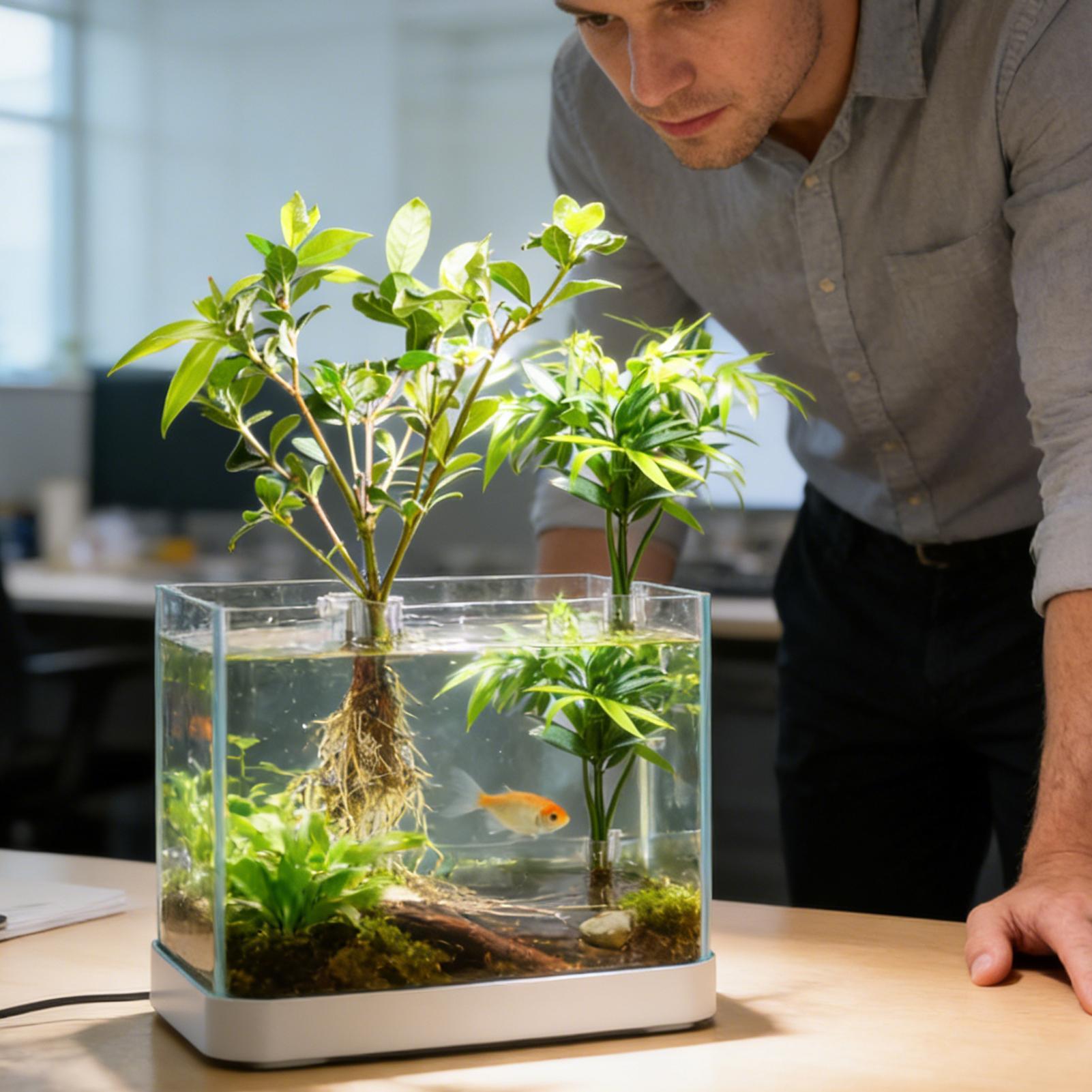 Mini Fish Tank Planter Pot 6Pc - đánh giá và giá Planted Aquarium Mini