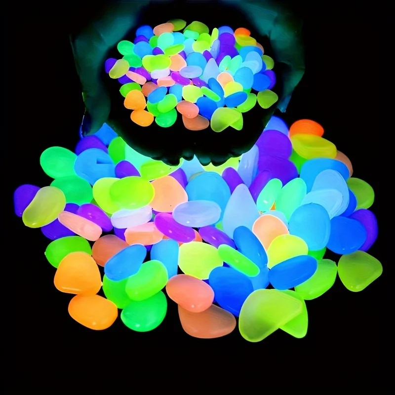 50-200pcs Glow in The Dark Peb - đánh giá và giá Planted Aquarium Mini