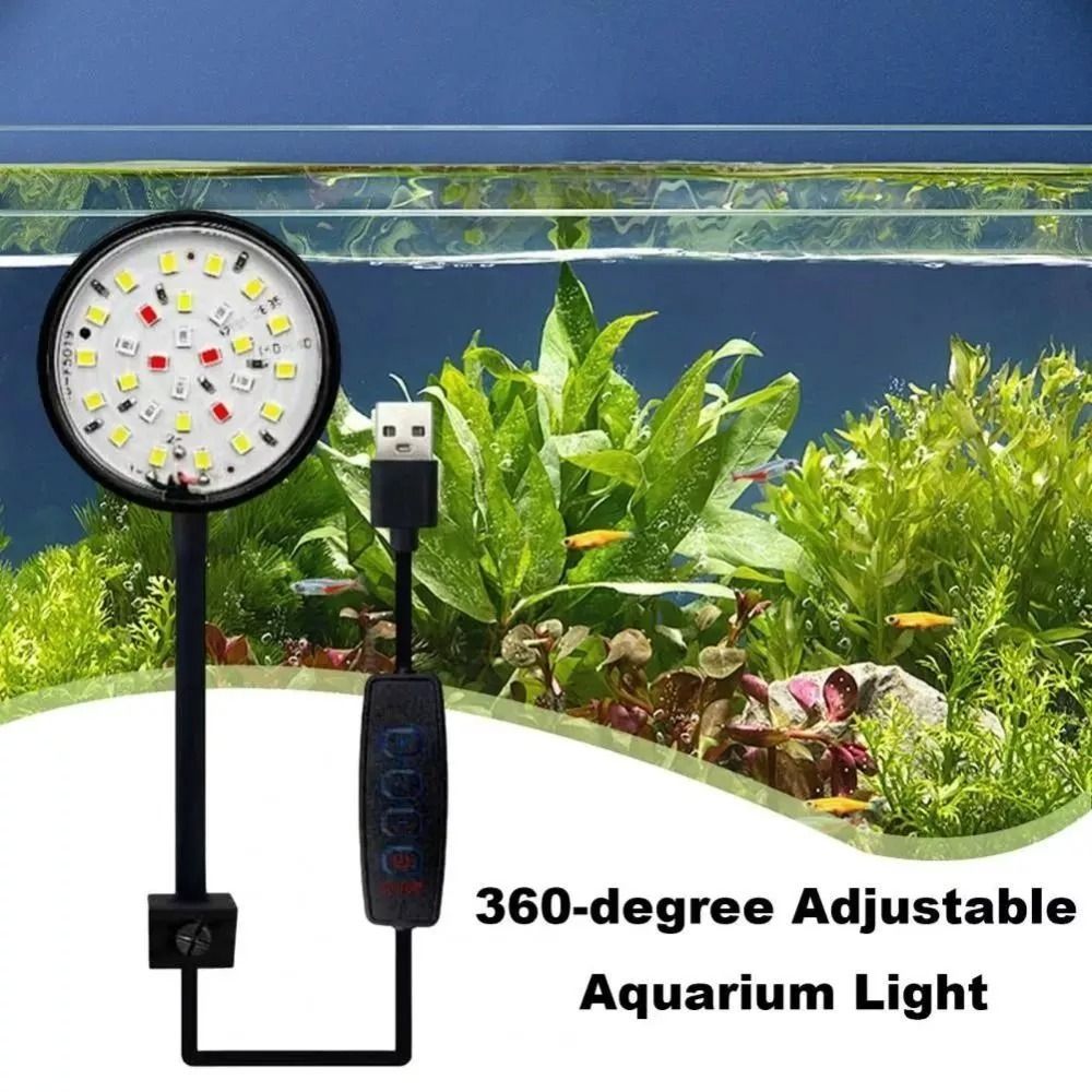 New Mini Fish Tank Clip Lamp 5 - đánh giá và giá Planted Aquarium Mini