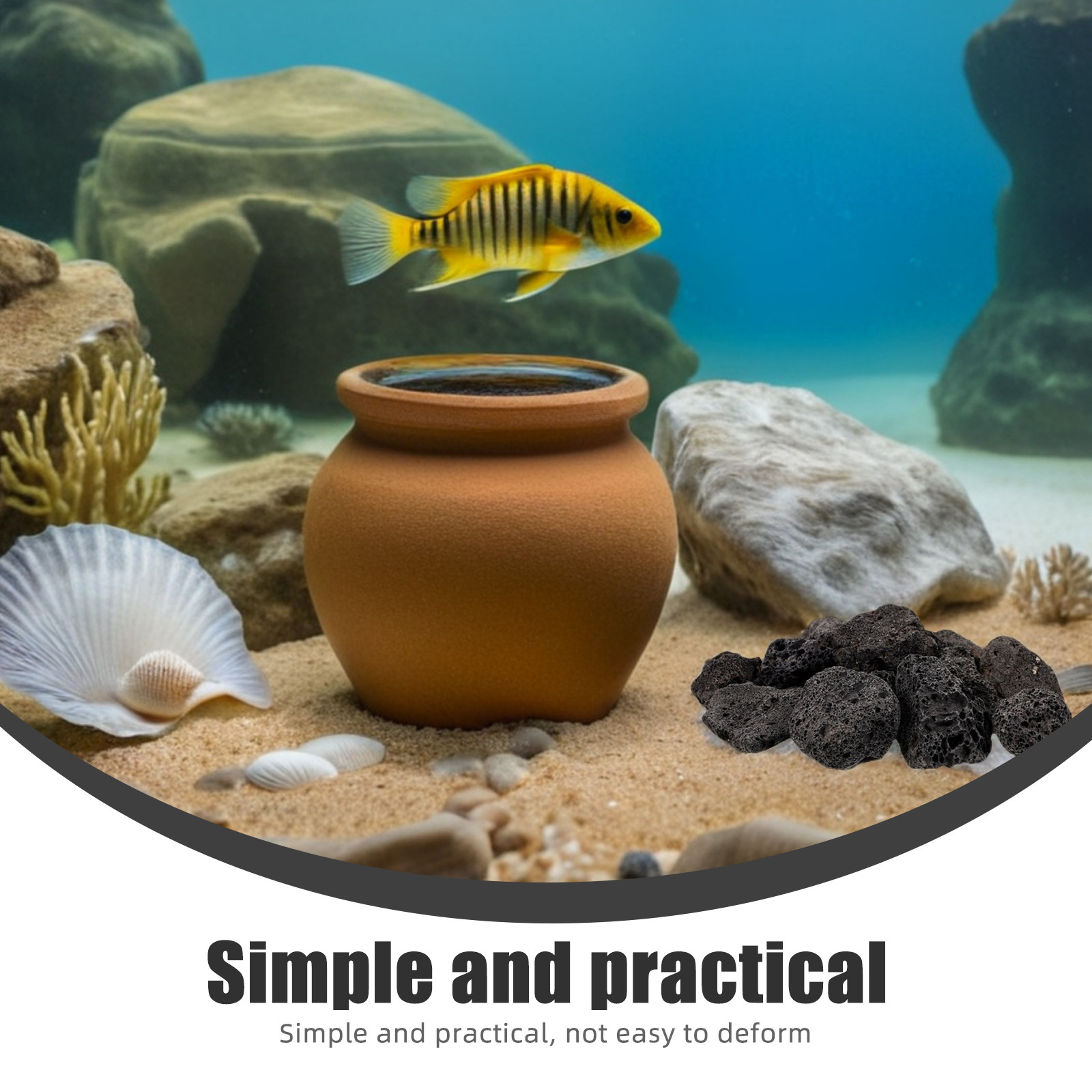 1Pack Natural Volcanic Stones  - đánh giá và giá Planted Aquarium Accessories