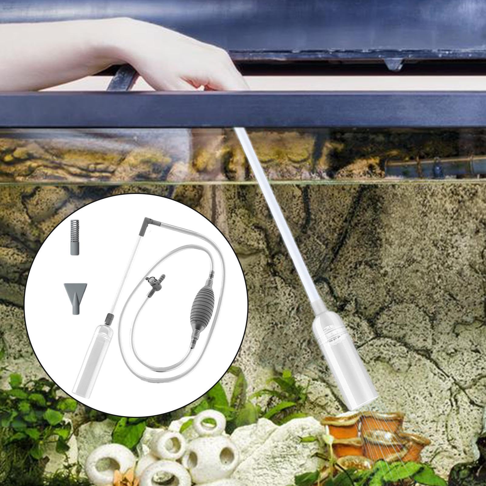 Fish Tank Aquarium Siphon Vacu - đánh giá và giá Planted Aquarium Cleaning Kit