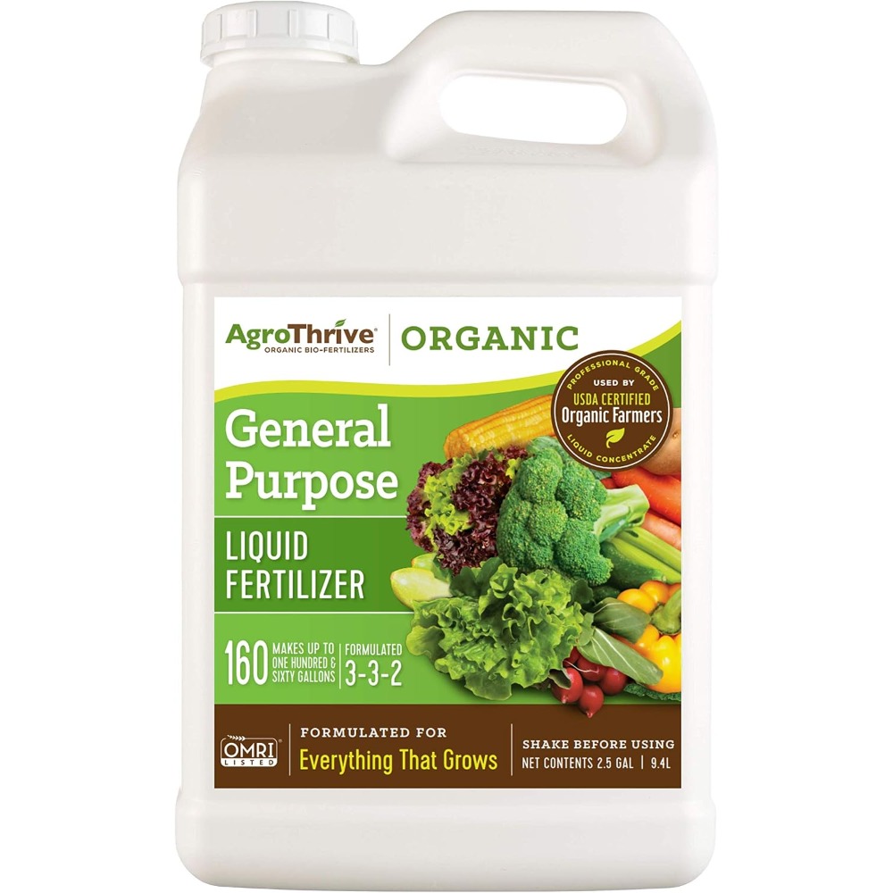 AgroThrive All Purpose Organic - đánh giá và giá Liquid Fertilizer All In