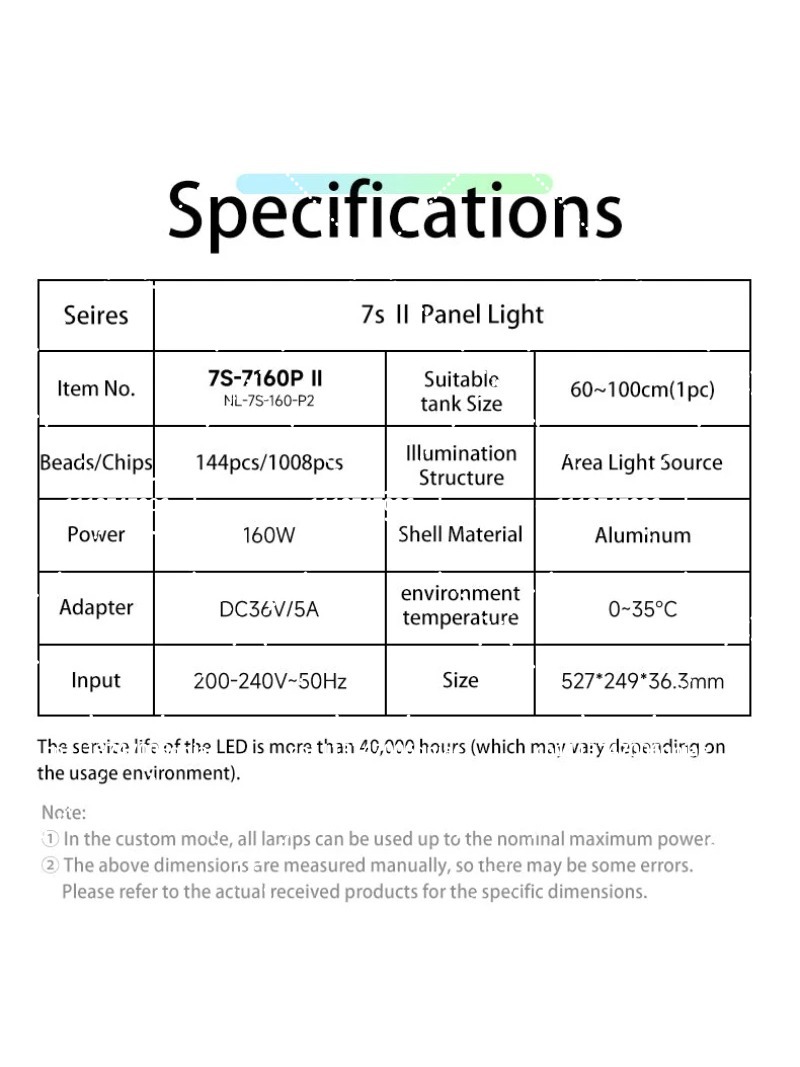 Aquarium LED Light 160W RGB Fu - đánh giá và giá Aquarium Plant